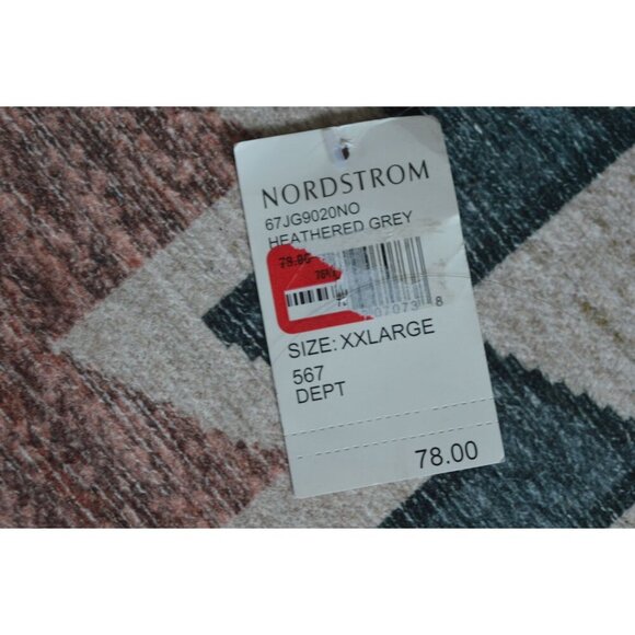 NWT Blank NYC Heathered Gray Waterfall Zip Up Jacket Cowl Neck Women's Size XL - Picture 8 of 12